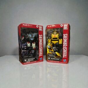 R.E.D. Optimus Primal and Bumblebee Figures
